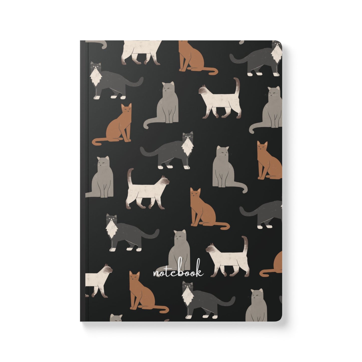 Cubists Cat Softcover Journal with Inside Prints - Perfect Gift for Cat Lovers