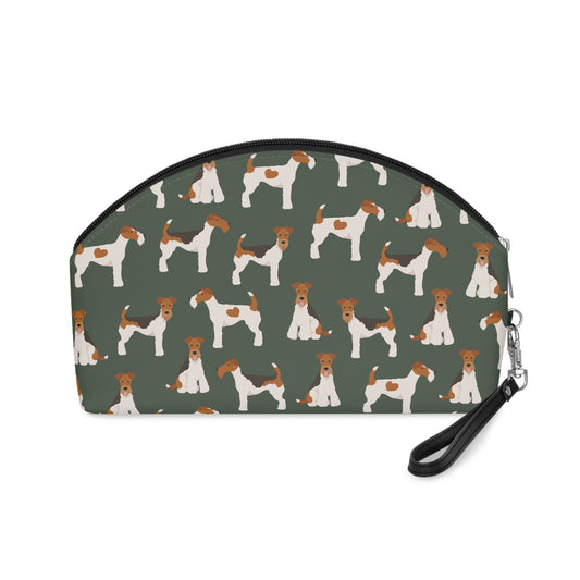 Wire Fox Terrier Lover's Makeup Bag - Cute Fox Terrier Design for Pet Lovers