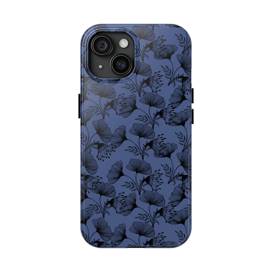 Ornate Floral Tough Phone Case - Durable Protection with Elegant Design